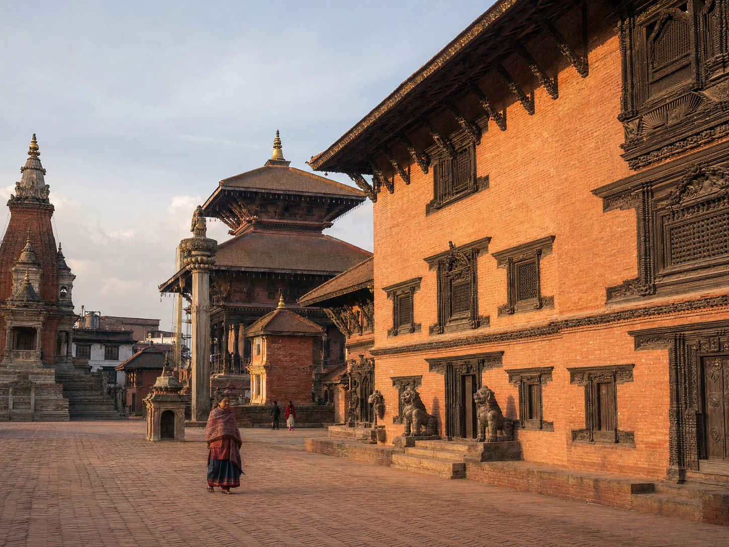 Traditional Newari architecture in Kathmandu Valley
